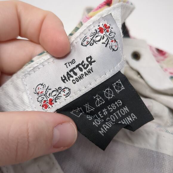 The Hatter Company 5 Panel Cap Multicolor One Size Adjustable Floral Cotton - Picture 9 of 9